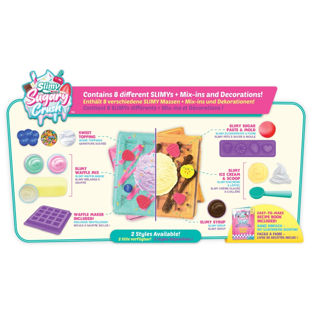 SLIMY Sugary Crush Eiscreme-Serie Slimy-Waffleex