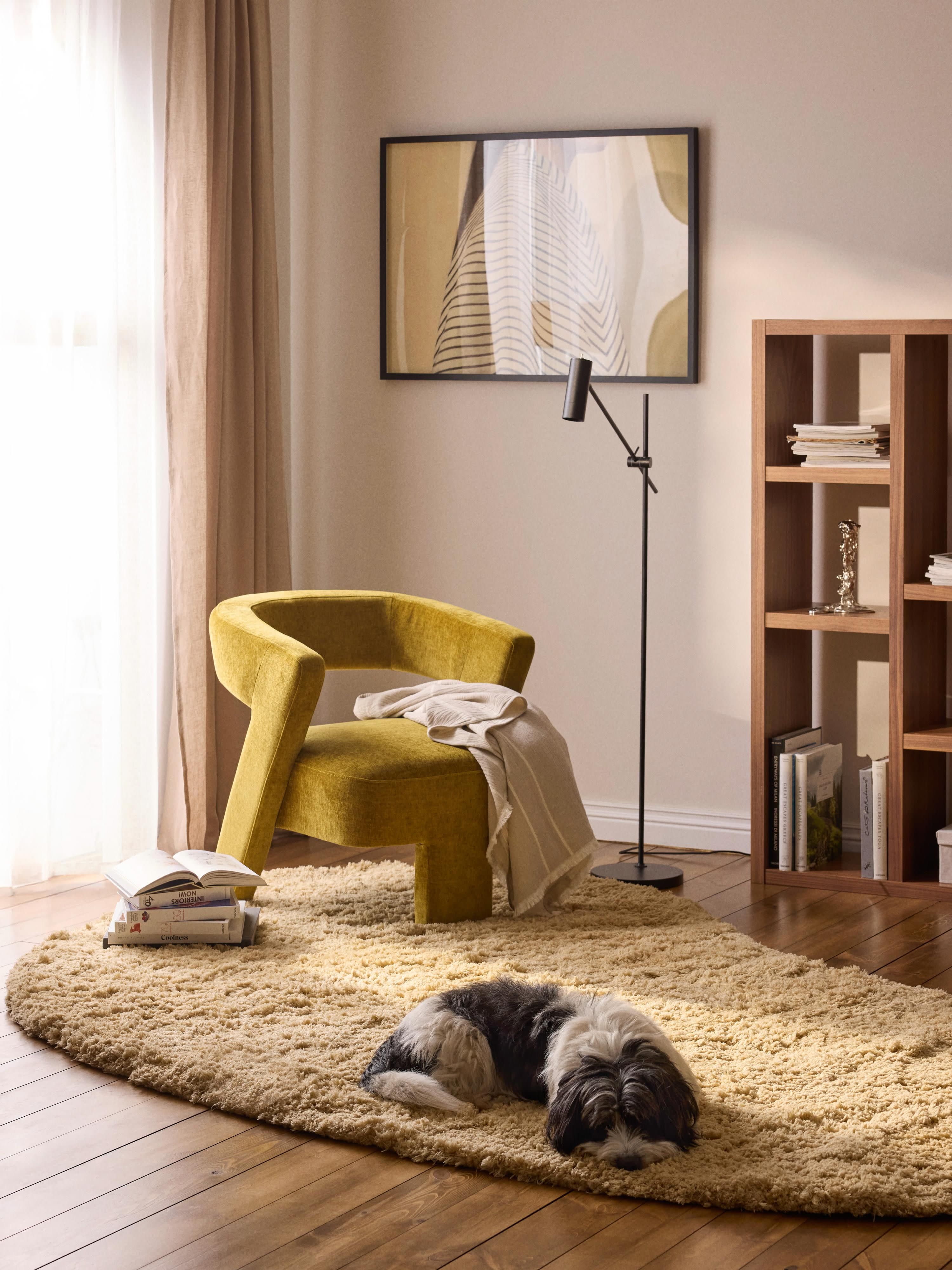 Handgetuft vloerkleed Tully met organische vorm B