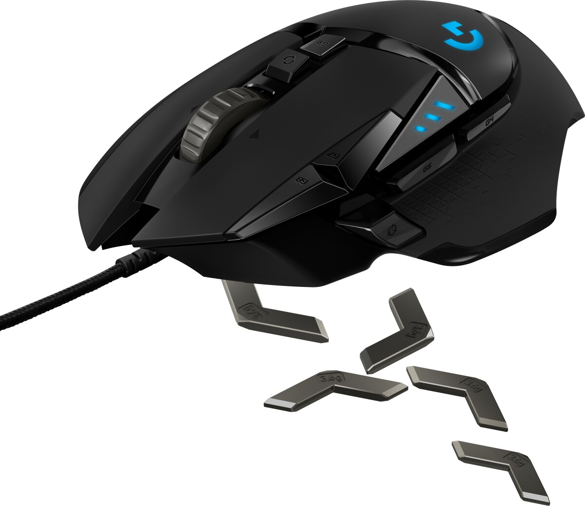 Logitech G502 Hero Gaming Mus Med Høj Ydeevne