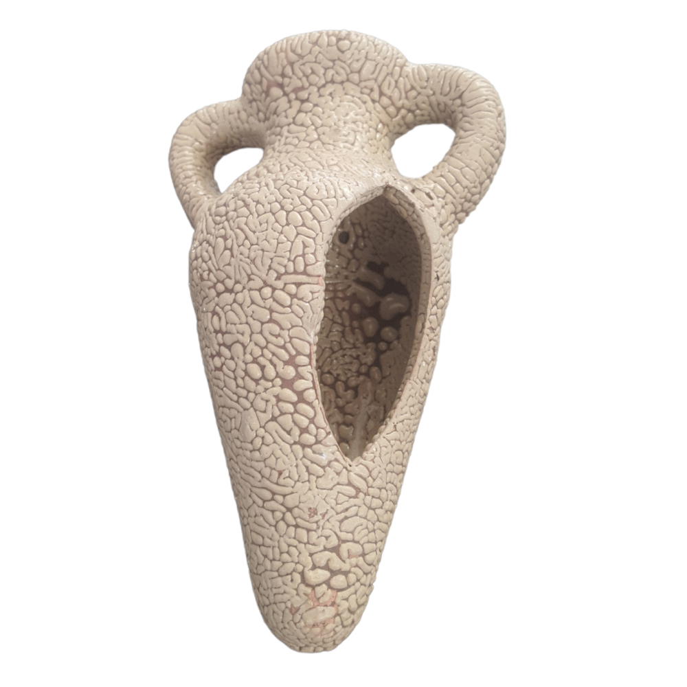 Décoration d'aquarium en forme de cruches 14 cm avec petite cavité