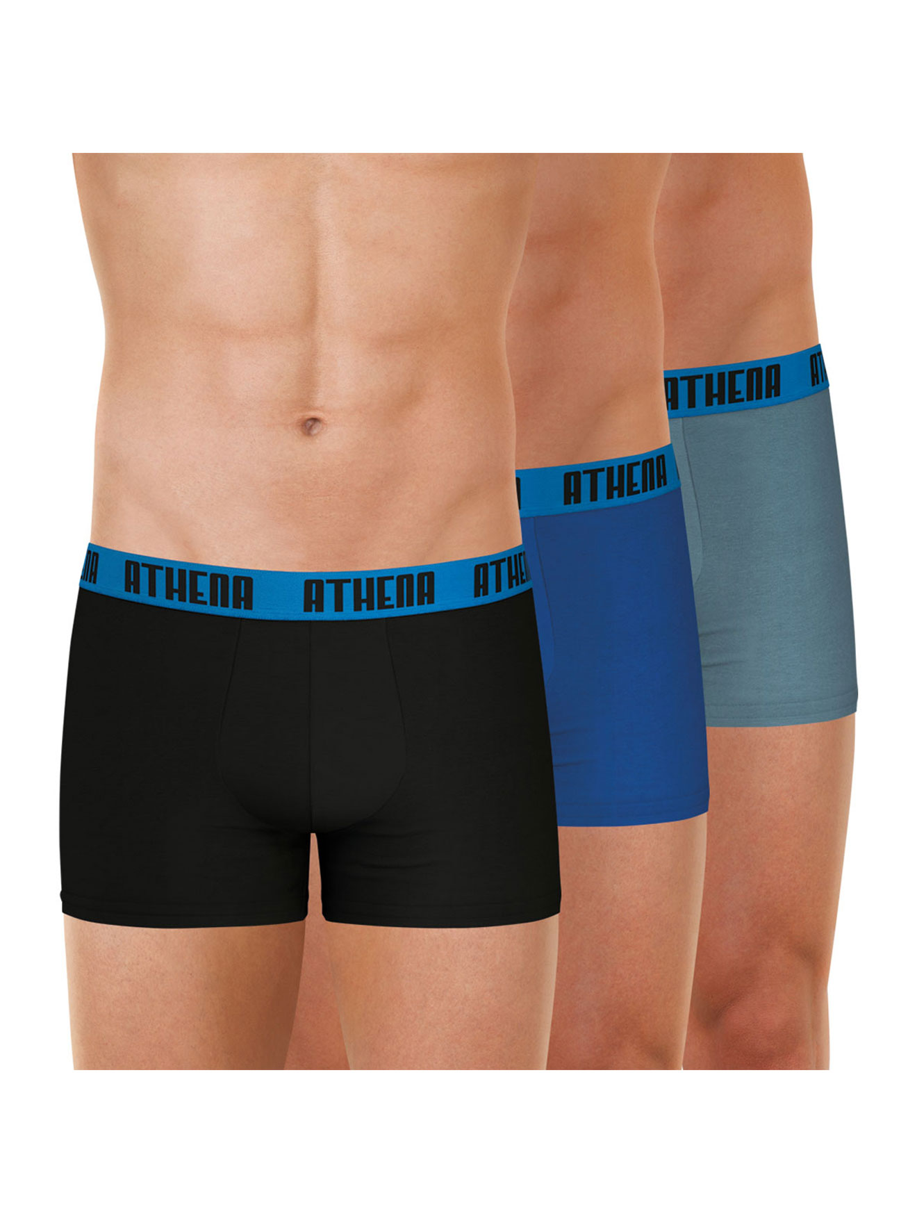 Lot de 3 boxers homme Basic Color