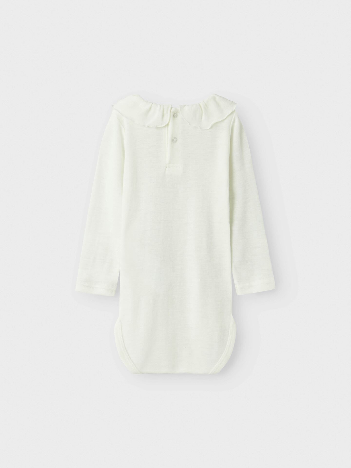 Wang Wool Rib Long Sleeve Body W/Collar