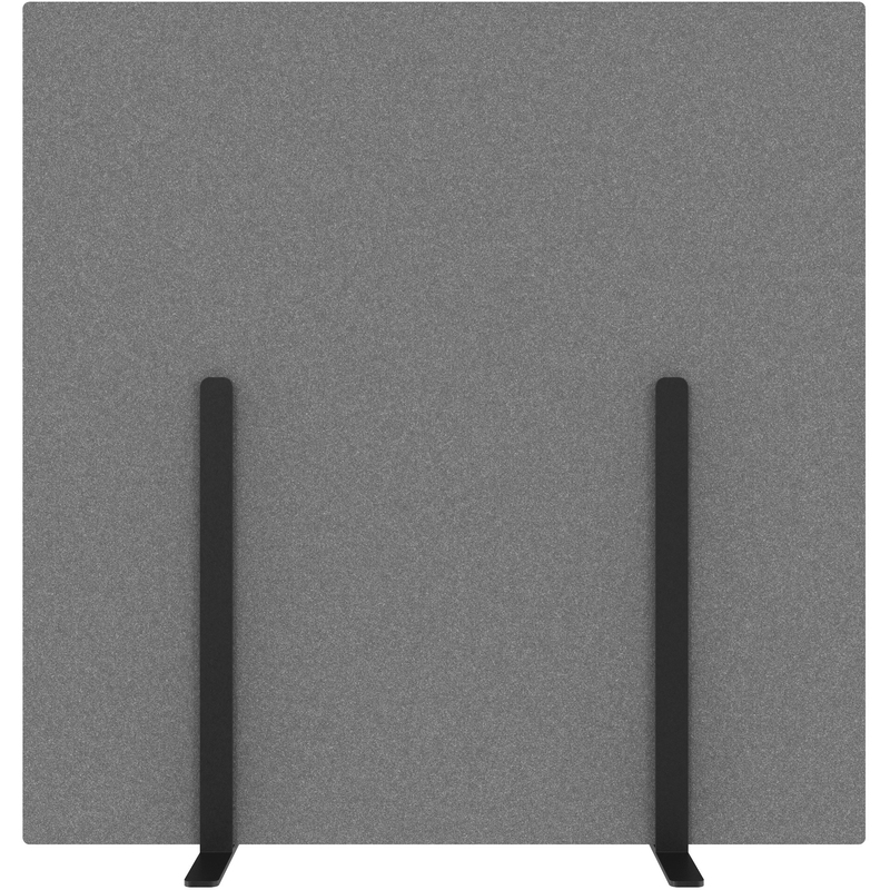 Suono Akustik-Trennwand suonoSTAND Plain L, 180 x 180 cm, grau