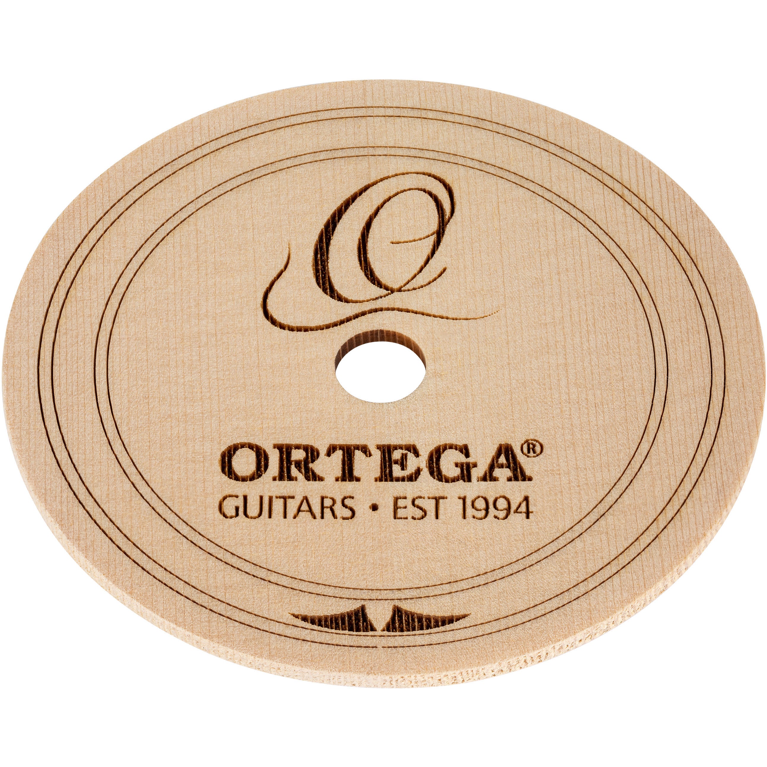 Ortega OCO-4 Performer Series Wooden Coasters set van vier sparrenhouten onderzetters
