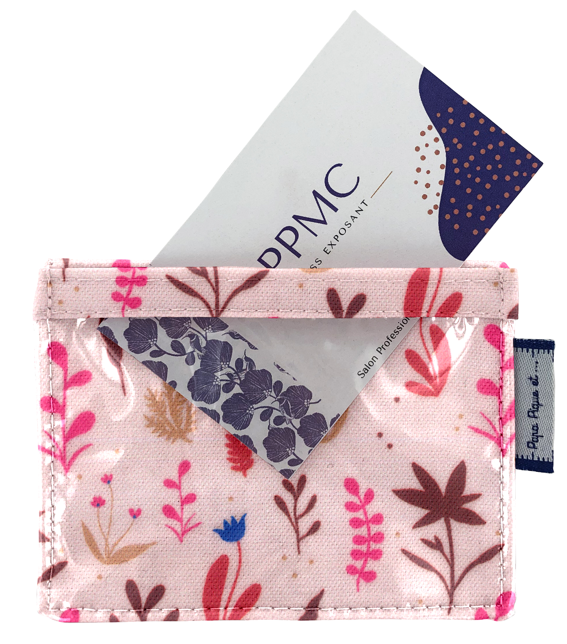 Porte Badge Herbier Rose