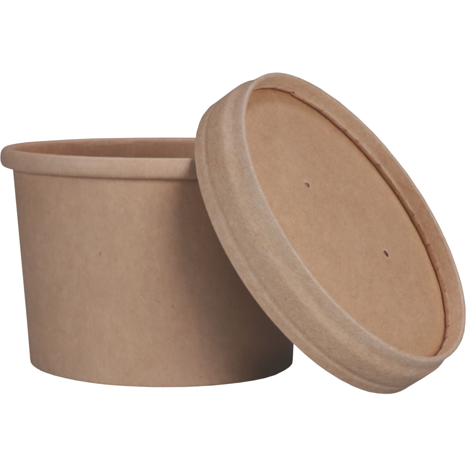 Depa, Soepbeker, incl. deksel, Karton + PP, 236ml, 8oz, 60mm, bruin