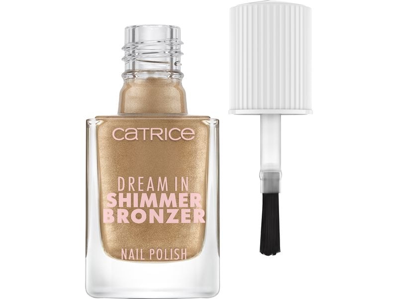 Catrice Nagellack Dream In Shimmer 090 Golden Hour 2-in-1-Nagellack und Top Coat mit langanhaltendem, schimmerndem Effekt in Bronze