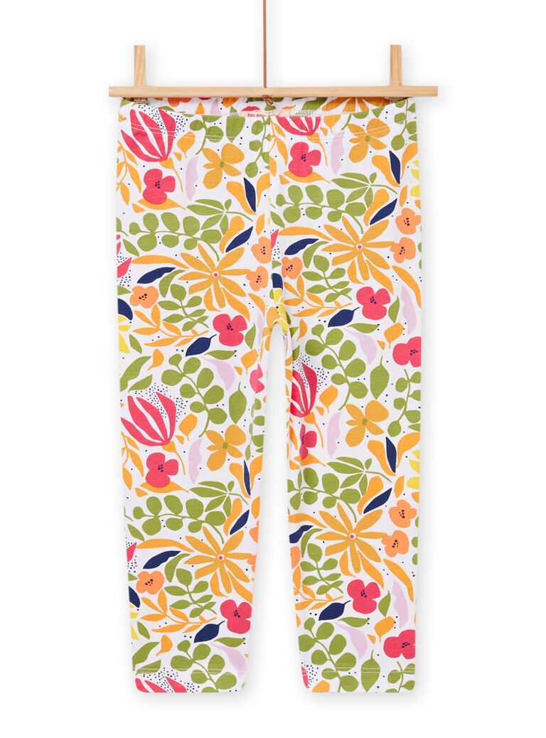Legging à imprimé fleuri enfant fille