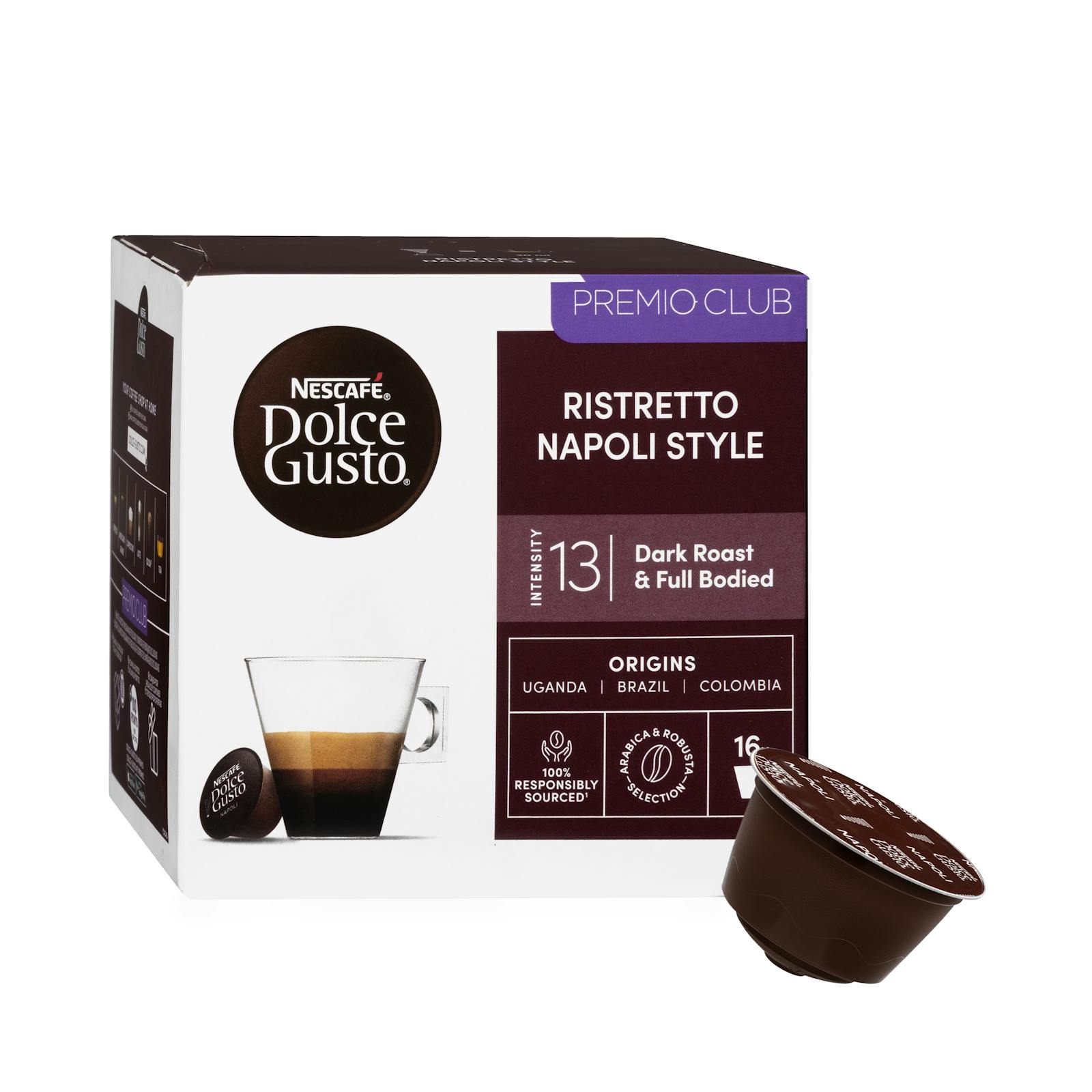 Café capsule Ristretto Napoli Dolce Gusto