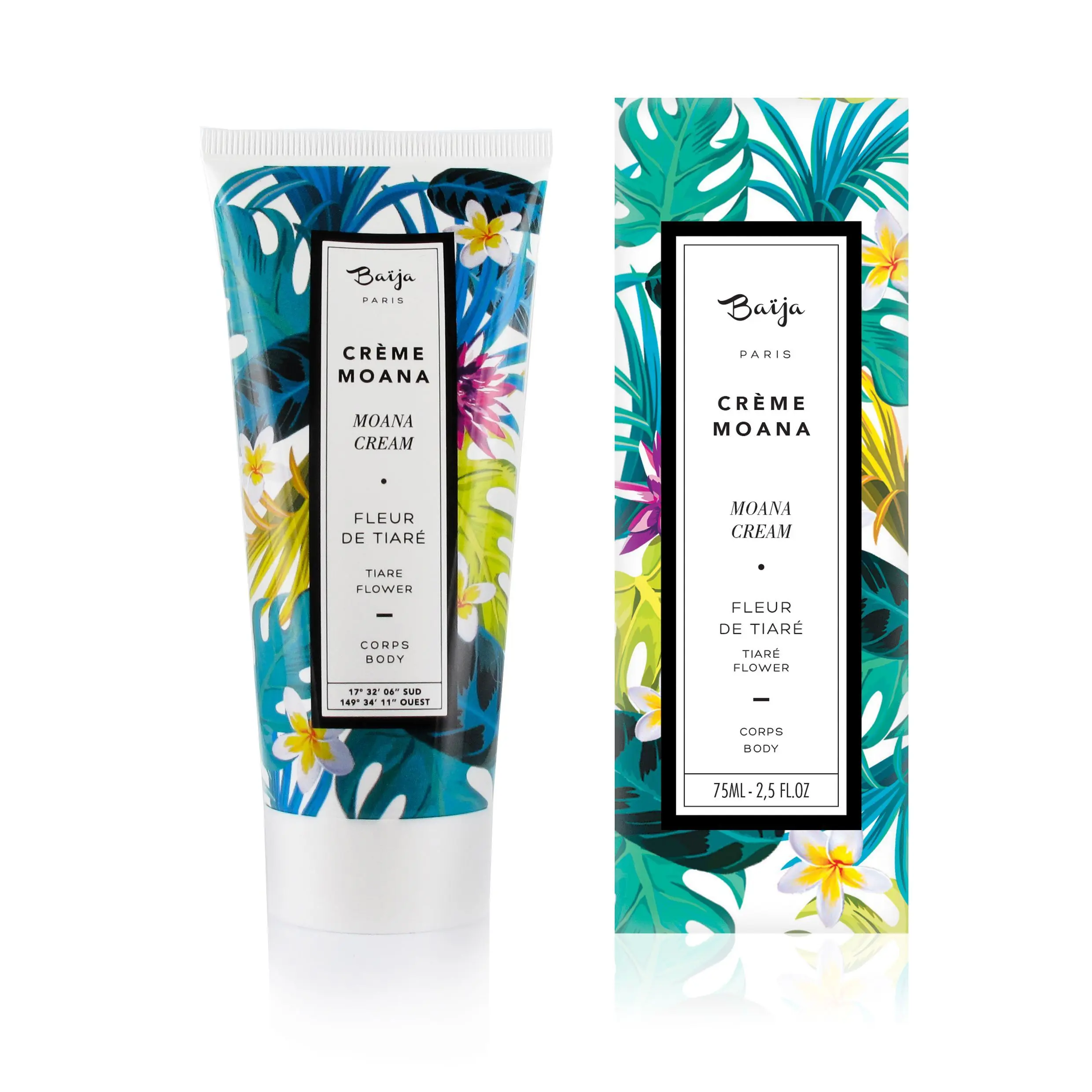 Baïja - Moana - Fleur de Tiaré Crème Corps- Crème et lait