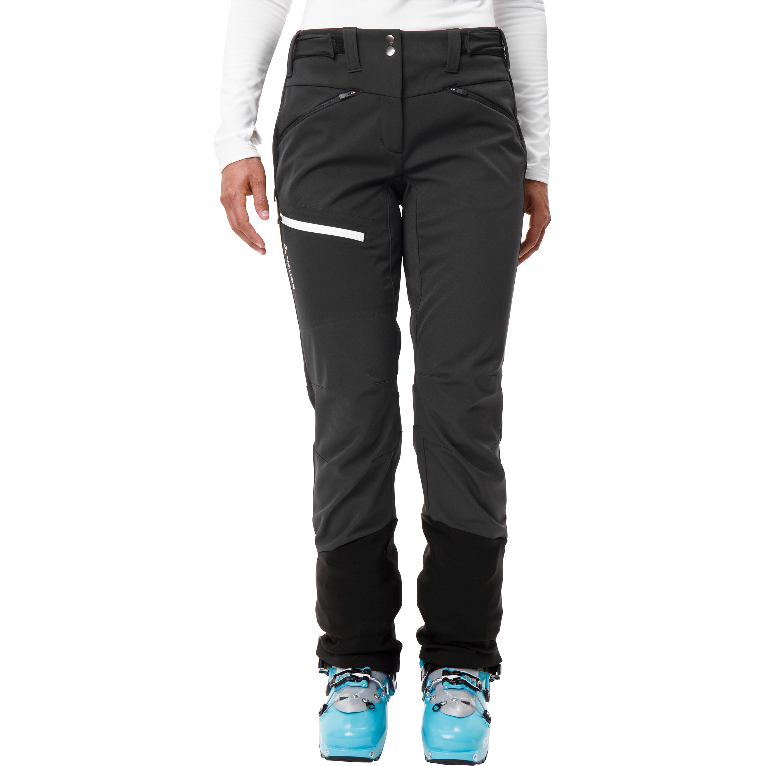 VAUDE Monviso Softshellhose Damen schwarz