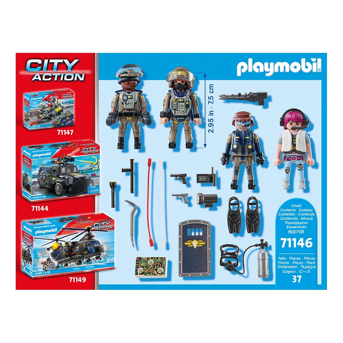Equipes des forces spéciales - Playmobil City Action 71146
