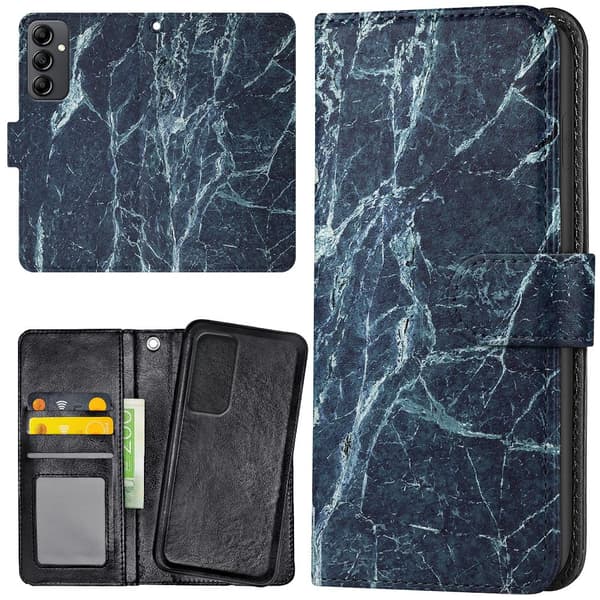 Samsung Galaxy A15 - Lommebok Deksel Marmor