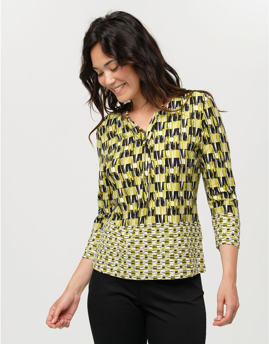 T-shirt imprimé anis