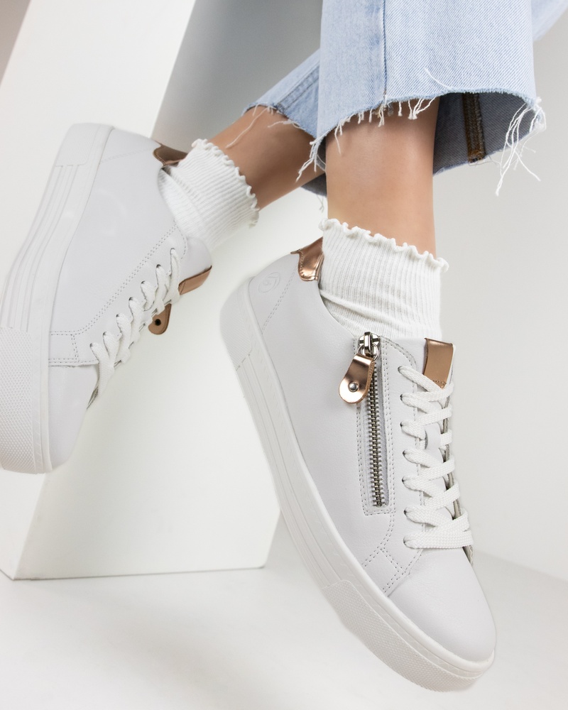 Remonte Lage sneakers  - wit