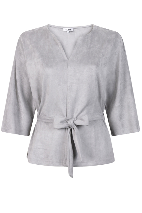 Zoso grijze dames t-shirt