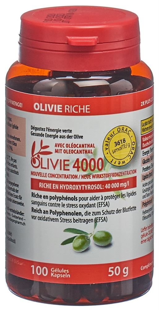 OLIVIE Force Kaps 500 mg gélules végétale 100 Stk