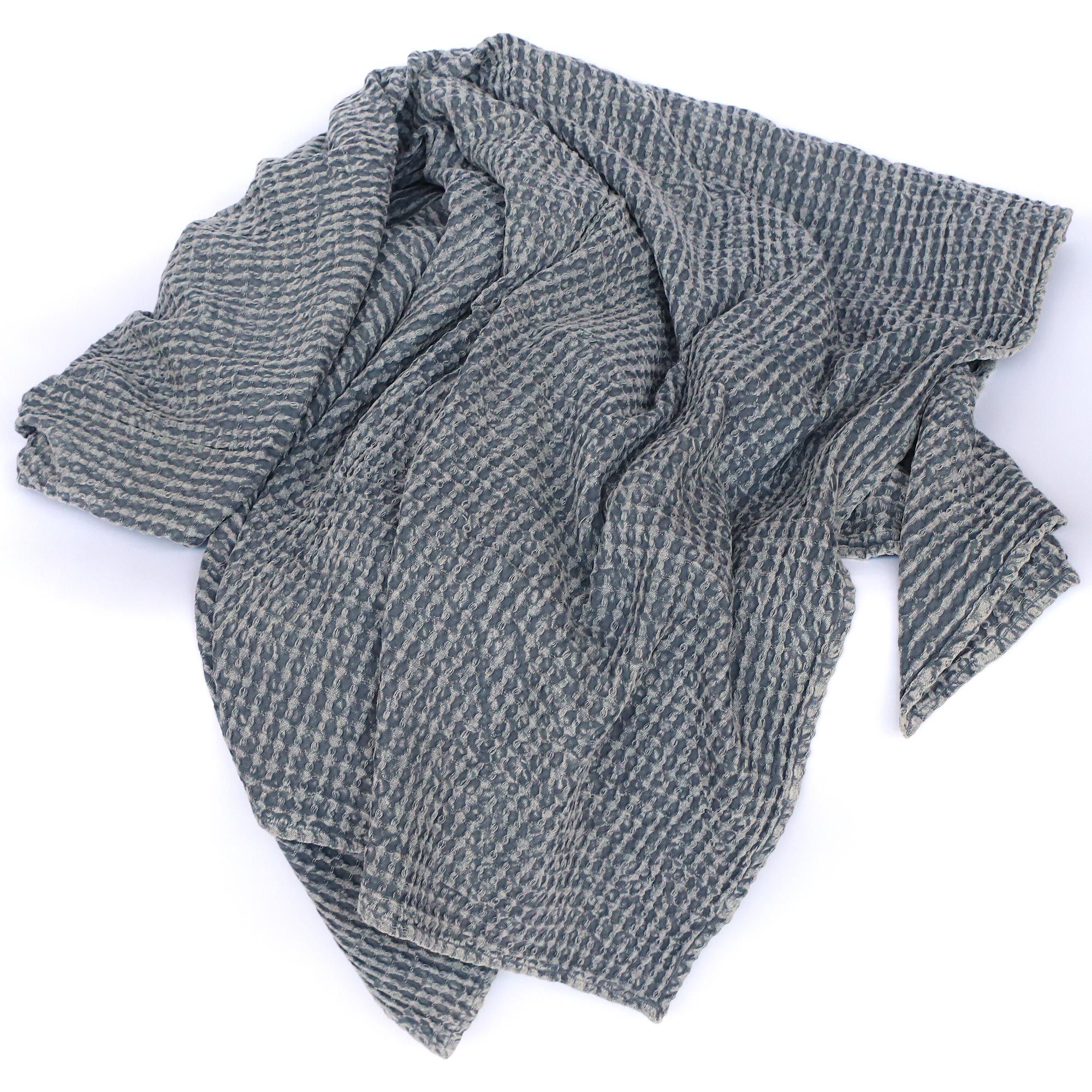 Tagesdecke blaugrau, B 240 cm, L 220 cm von fischer's lagerhaus