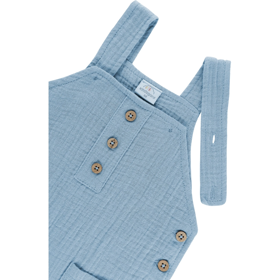 kindsgard Musselin Latzhose himma blau
