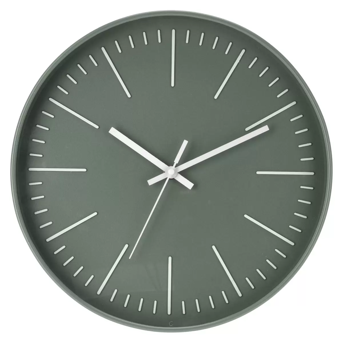 Wanduhr Grey Grau