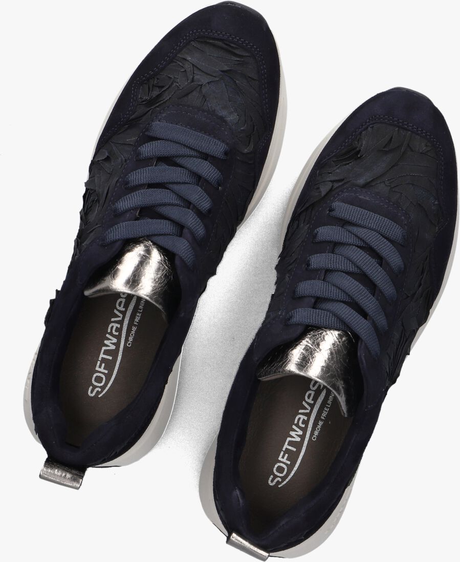 blauwe softwaves lage sneakers 9.13.15