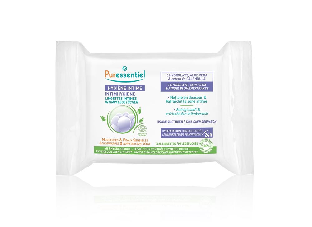 Puressentiel tägliche Intimpflegetücher Btl 25 Stk