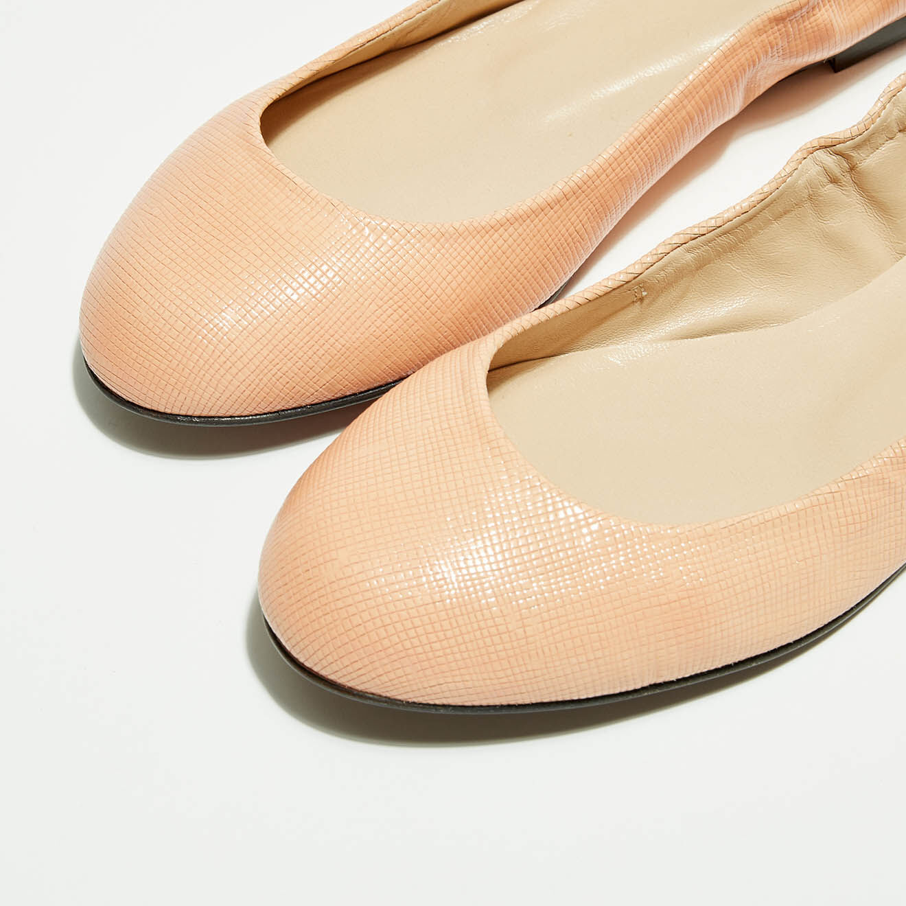 Castaner Ballerines en Cuir verni Mae rose clair