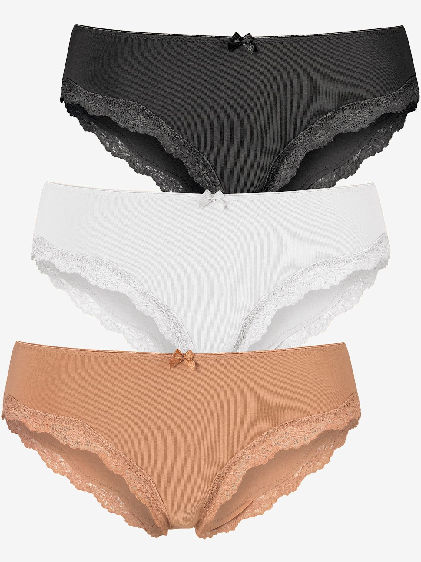 Lot de 3 slips bikini lascana