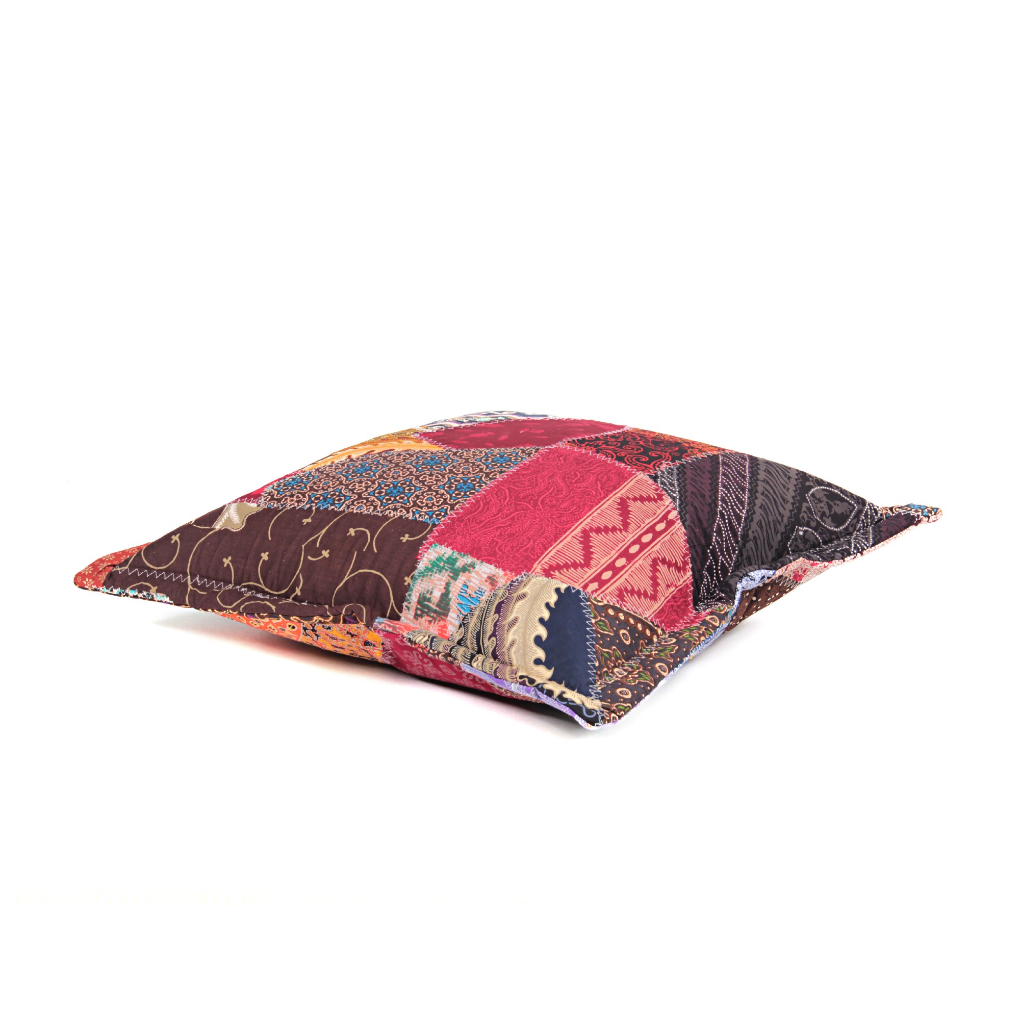 Patchwork Kissenhülle, multicolor, L 50 cm, B 50 cm von fischer's lagerhaus