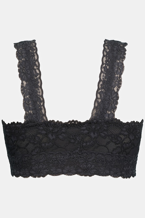 Bralette, Spitze, Reißverschluss, ohne Bügel