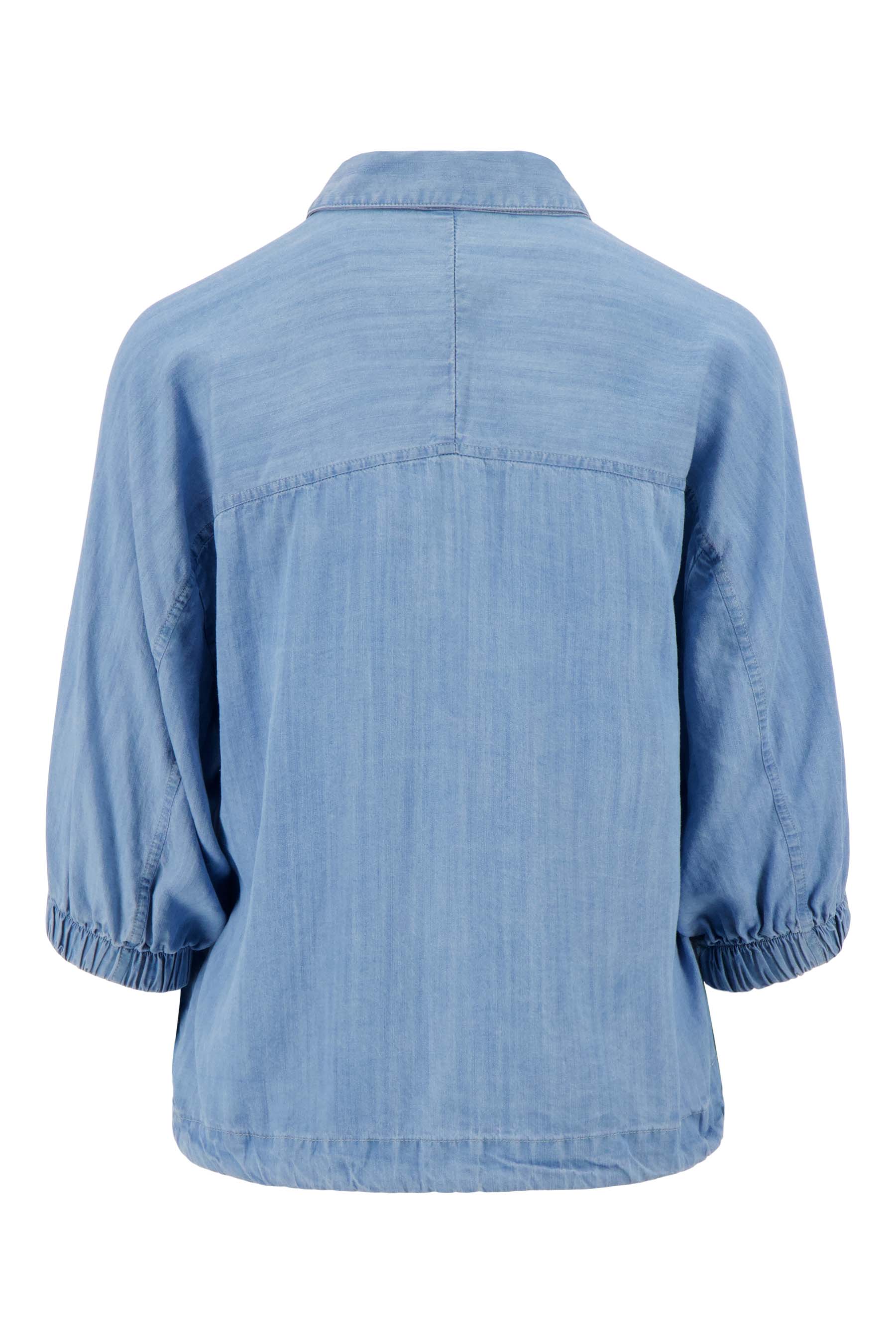 denim blouse