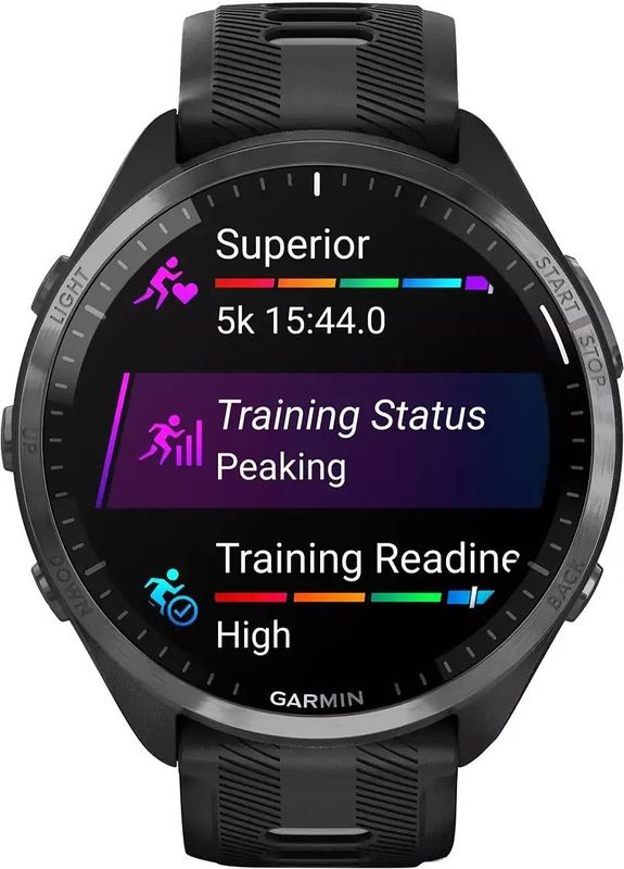 Garmin - Forerunner 965 - Sporthorloge - Zwart - Titanium - AMOLED Display