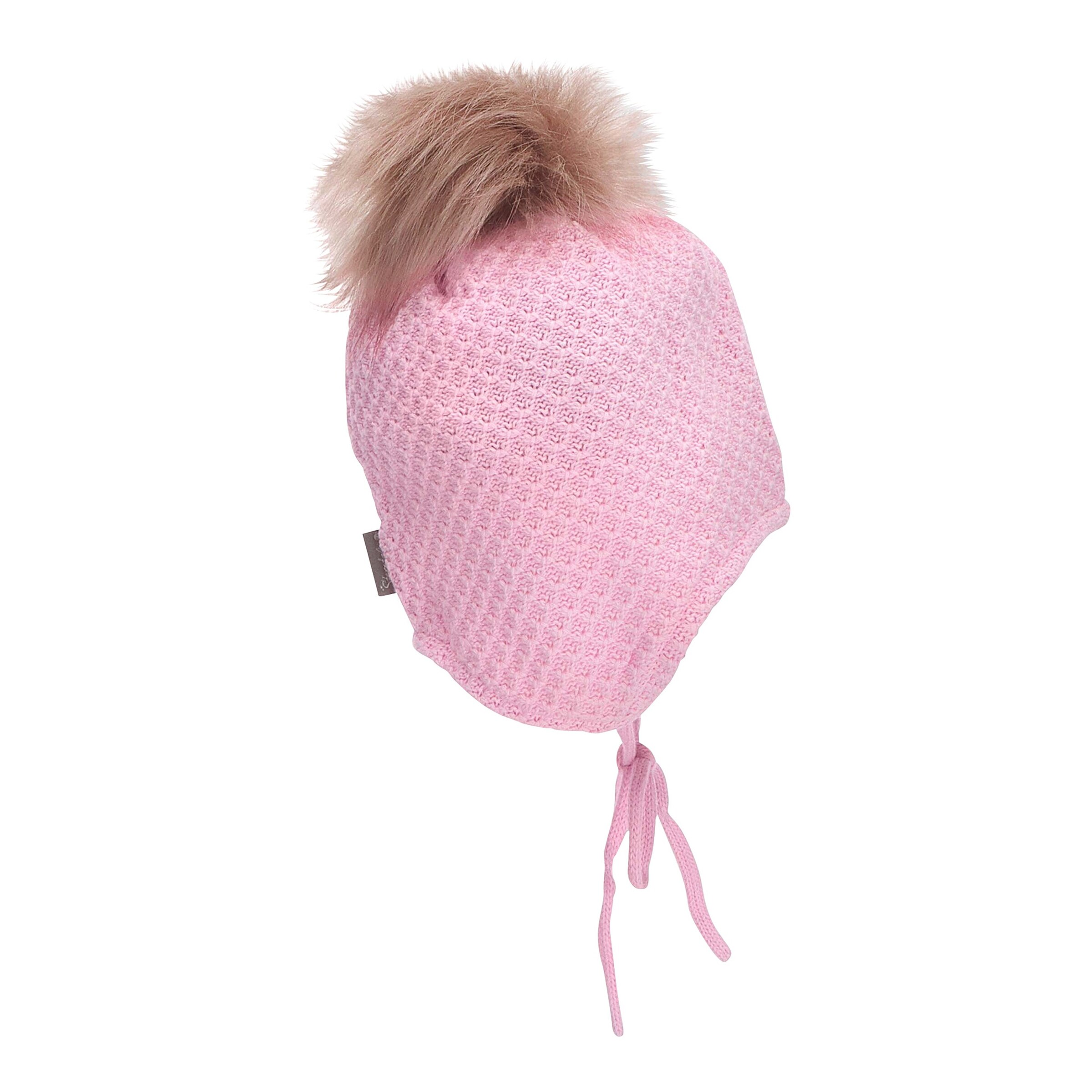 Sterntaler Winter-Strickmütze Bommel Herz