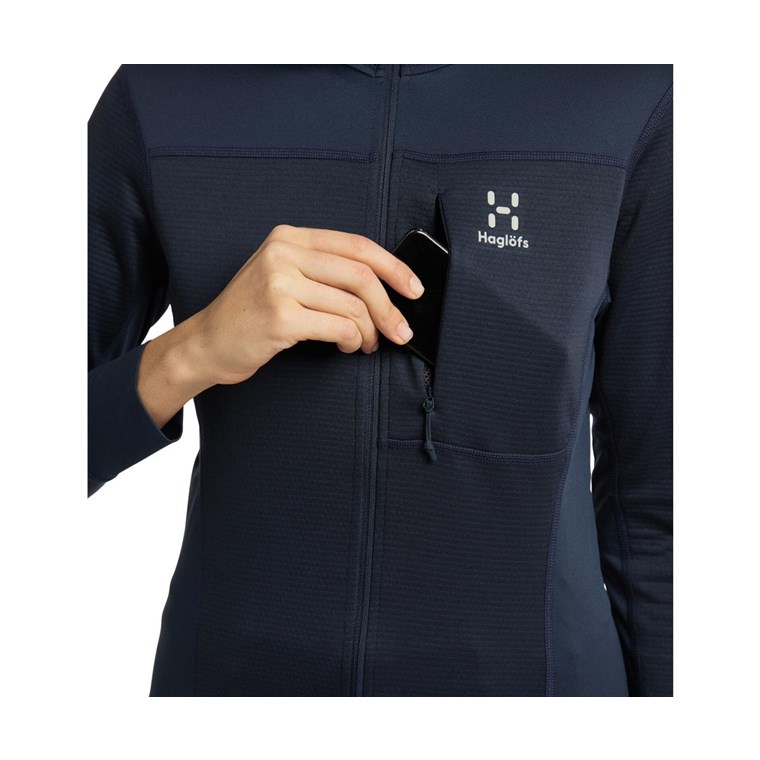 Haglöfs L.I.M Mid Multi Hood Women Tarn Blue