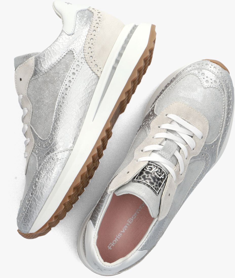 FLORIS VAN BOMMEL zilveren floris van bommel lage sneakers sfw-10109