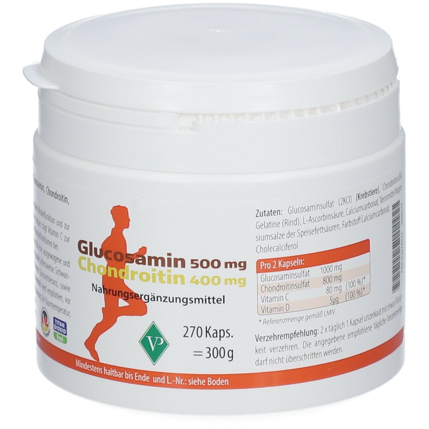 Glucosamin 500 mg + Chondroitin 400 mg Kapseln