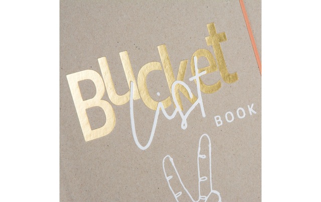 Goldbuch Fotoalbum »Ringbuch Bucket List Braun«