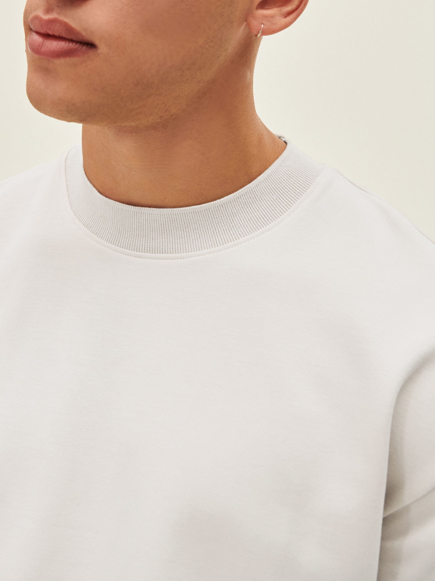 Wit - Relaxed fit - Zwaar T-shirt