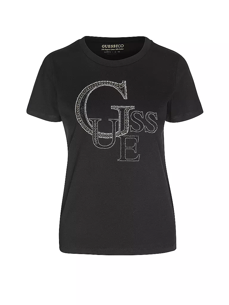 GUESS T-Shirt  schwarz