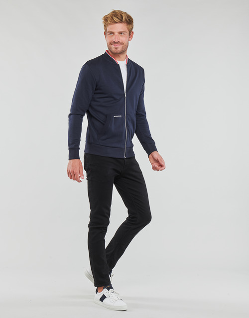 Jack & Jones - JJAIDEN SWEAT ZIP - Marine