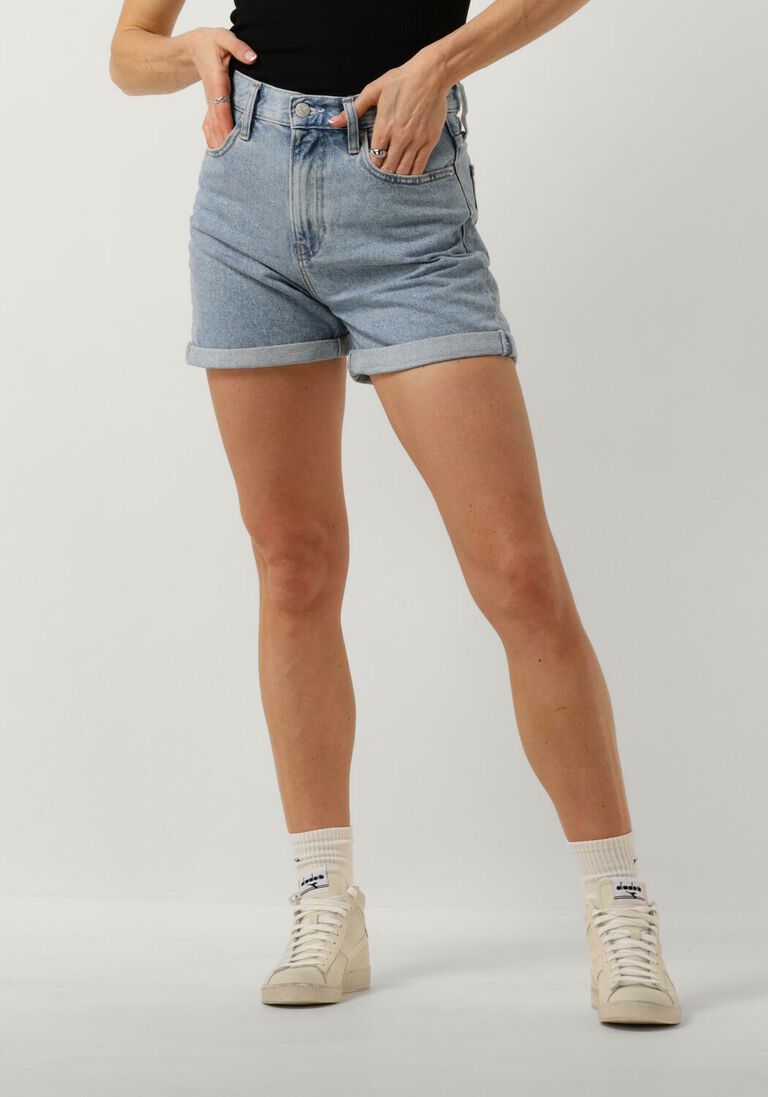 CALVIN KLEIN blauwe calvin klein shorts mom short