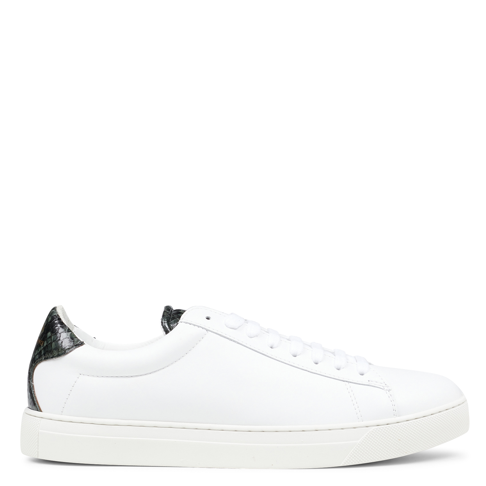 Baskets basses en cuir | Vert