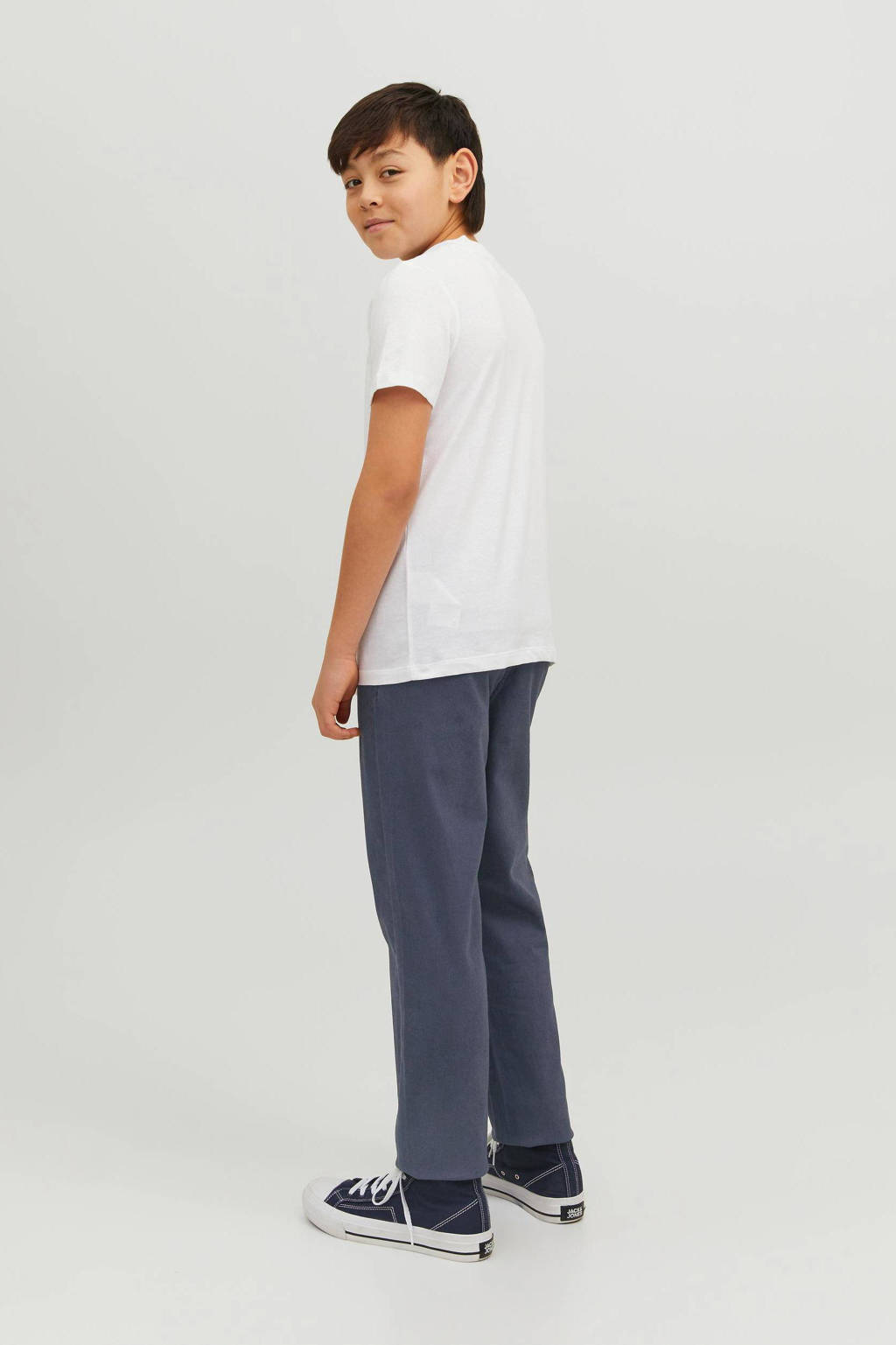 JACK & JONES regular fit broek JPSTMARCO JJDAVE blauw