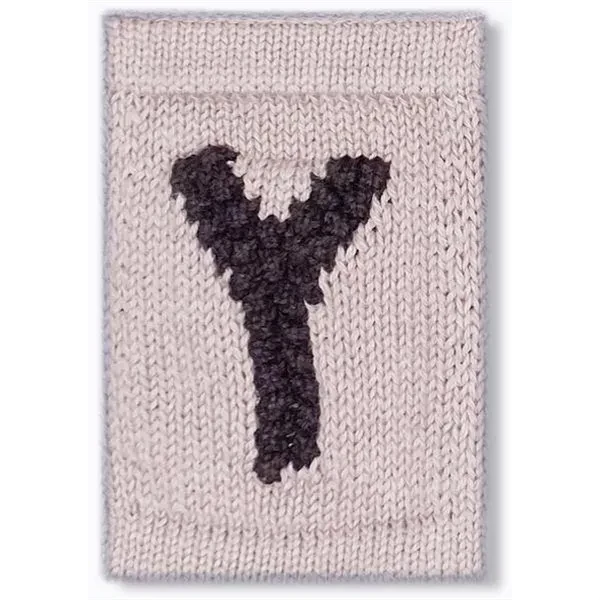 Strikket Bogstav Nature - Smallstuff → Luksusbaby.dk