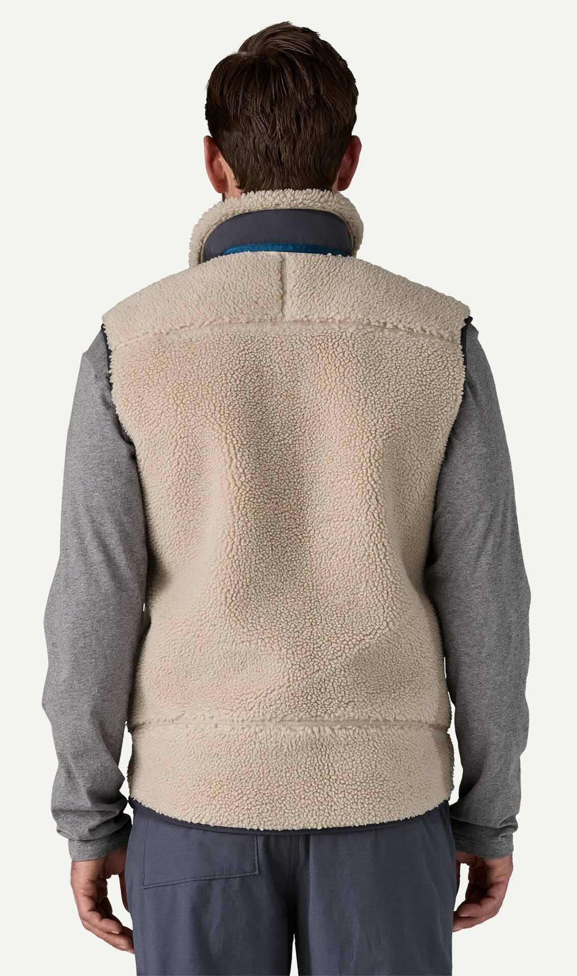 Classic Retro-X Vest Herre Natural w/Smolder Blue