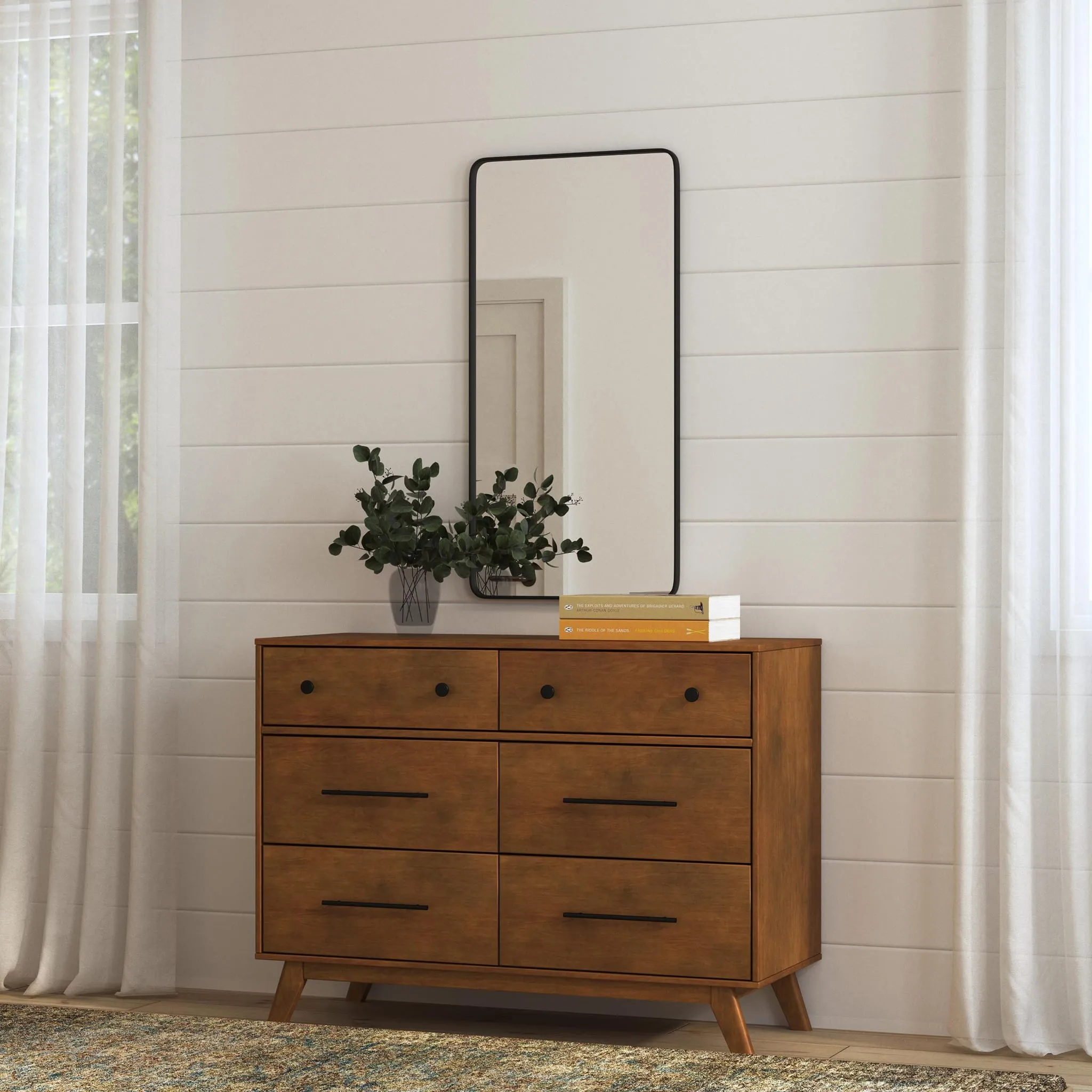 DaVinci Bureau 6 Tiroirs Otto - Noyer