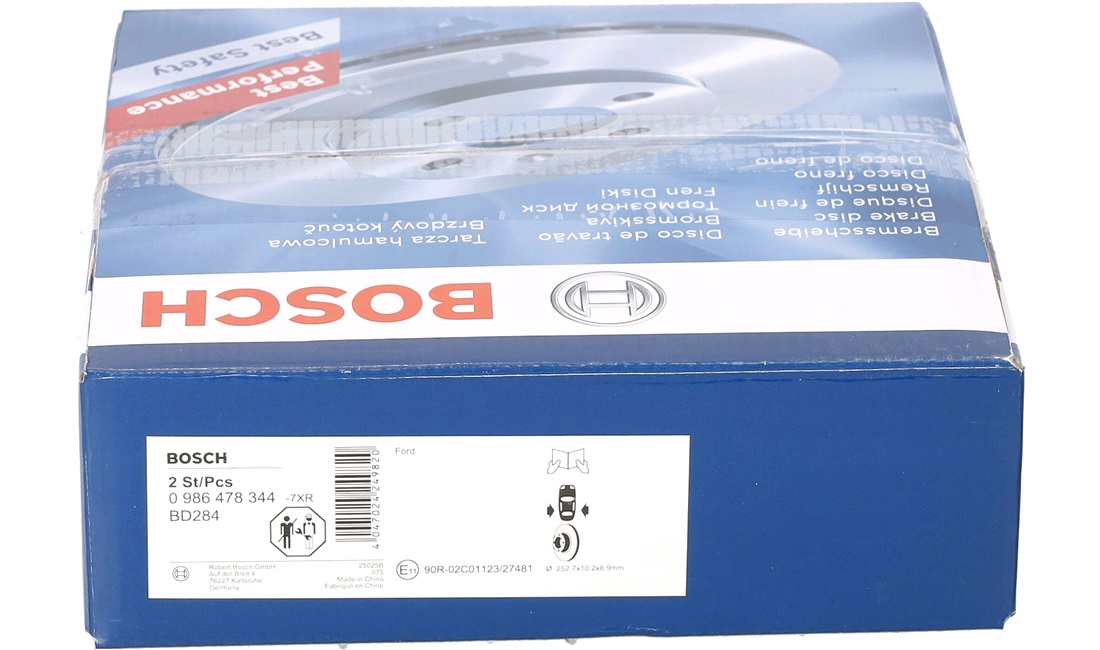 Bremseskive 253 x 10 mm
