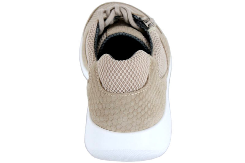NEW FEET SKO I BEIGE PRÆGET RUSKIND