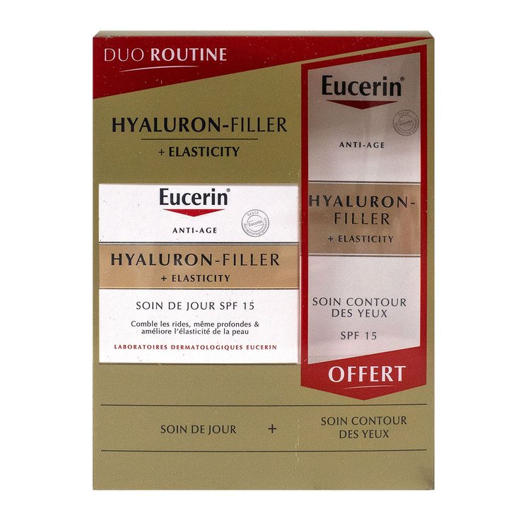 Coffret Hyaluron Filler & Elasticity jour 50ml + contour yeux offert