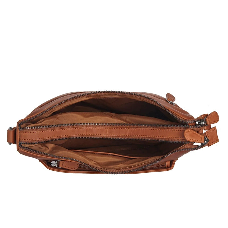 Chesterfield Brand Tivra Schoudertas Cognac